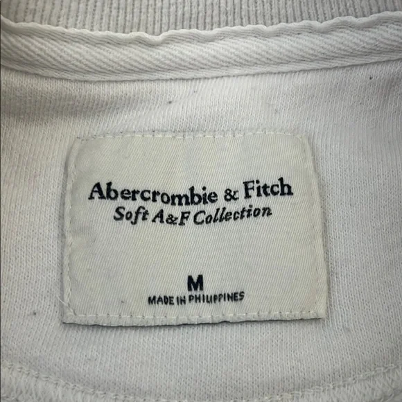 Abercrombie White Sweatshirt - Picture 4 of 4